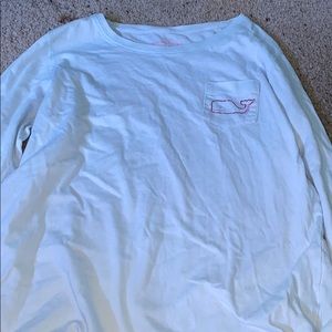 light blue vineyard vines women’s long sleeve